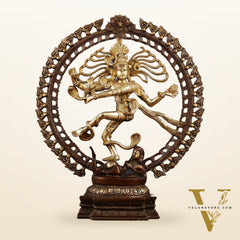 Brass Nataraja Statue - 20.5" Height