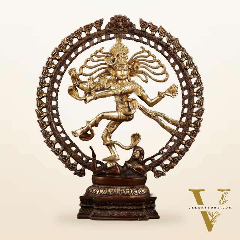 Brass Nataraja Statue - 20.5" Height