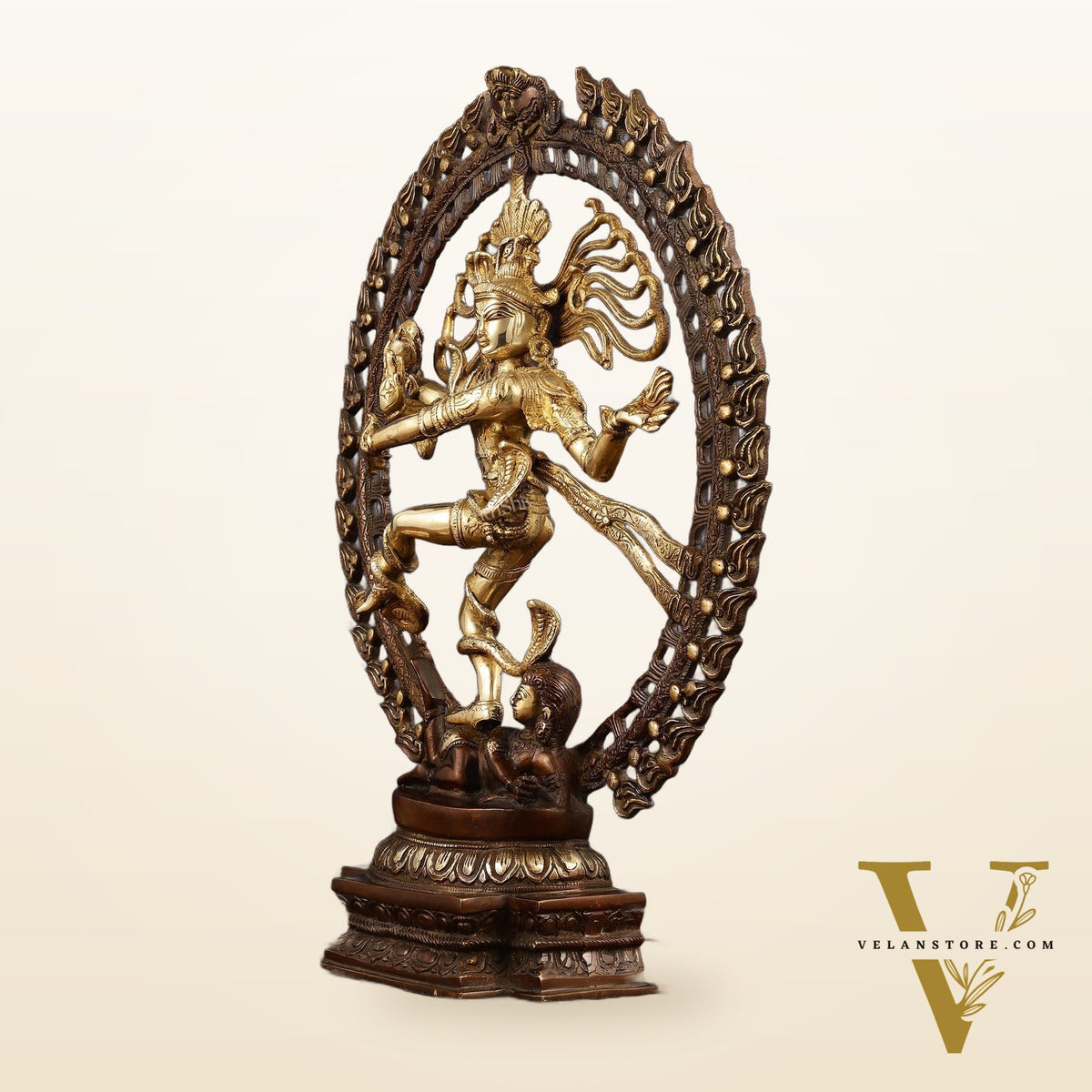 Brass Nataraja Statue - 20.5" Height