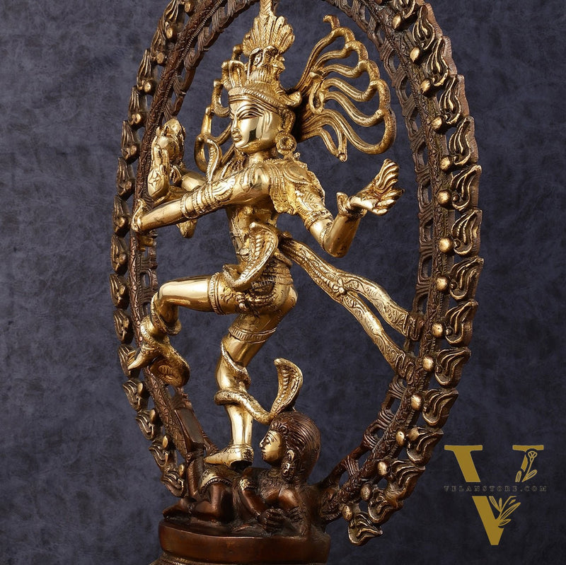 Brass Nataraja Statue - 20.5" Height