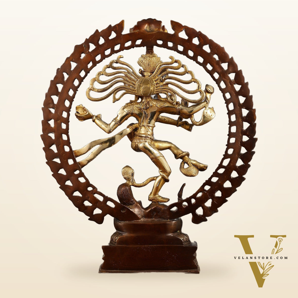 Brass Nataraja Statue - 20.5" Height