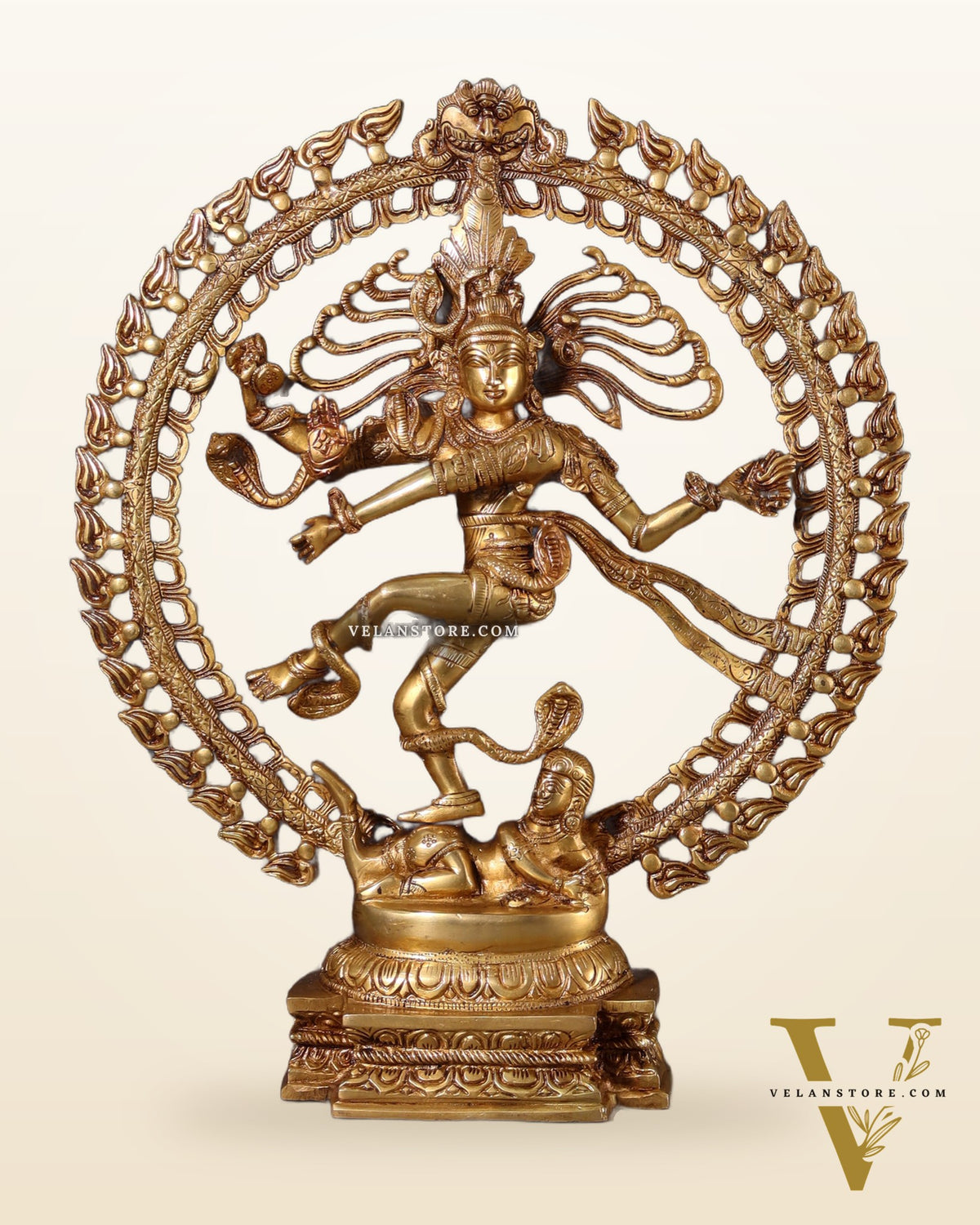 Brass Nataraja Statue - 20.5" Height