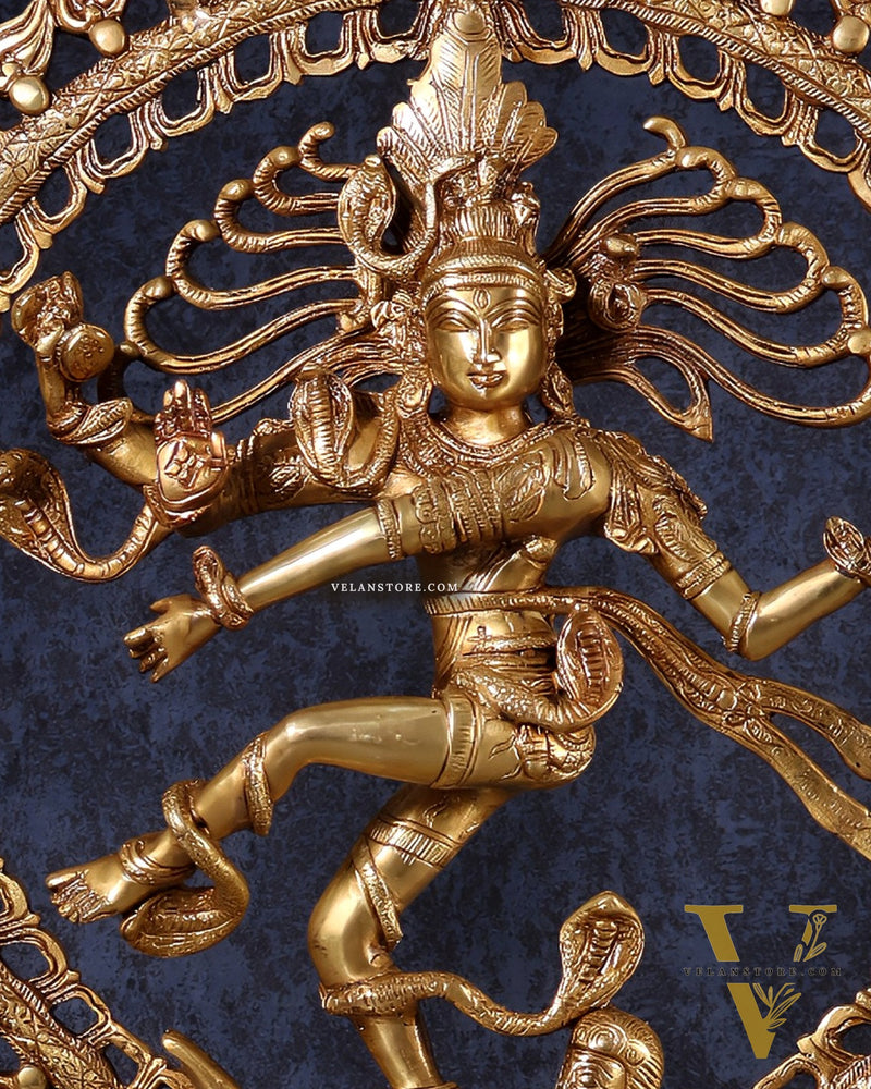 Brass Nataraja Statue - 20.5" Height