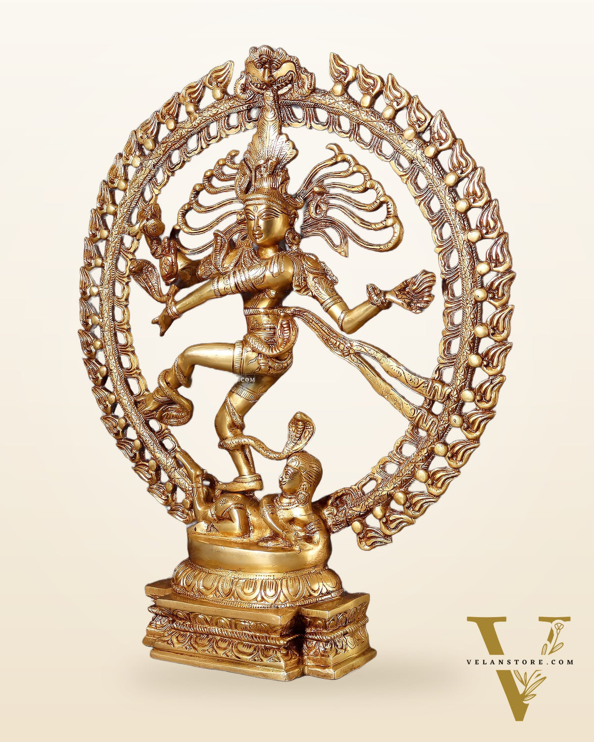Brass Nataraja Statue - 20.5" Height