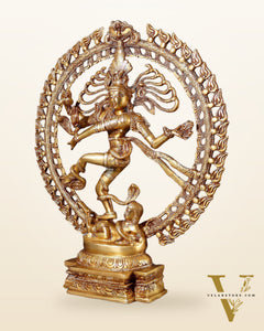 Brass Nataraja Statue - 20.5" Height