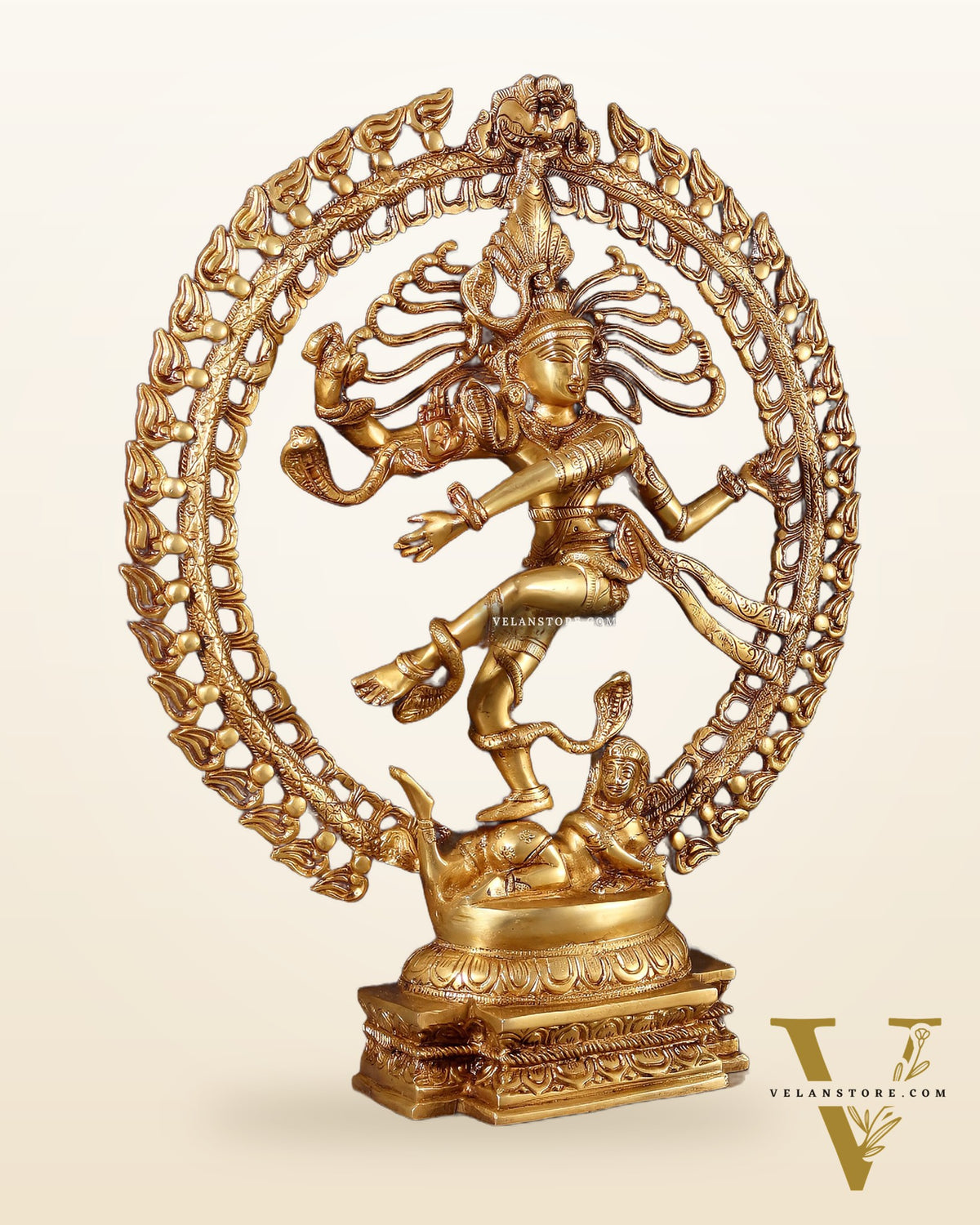Brass Nataraja Statue - 20.5" Height