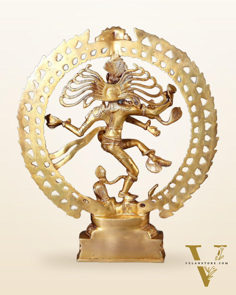 Brass Nataraja Statue - 20.5" Height