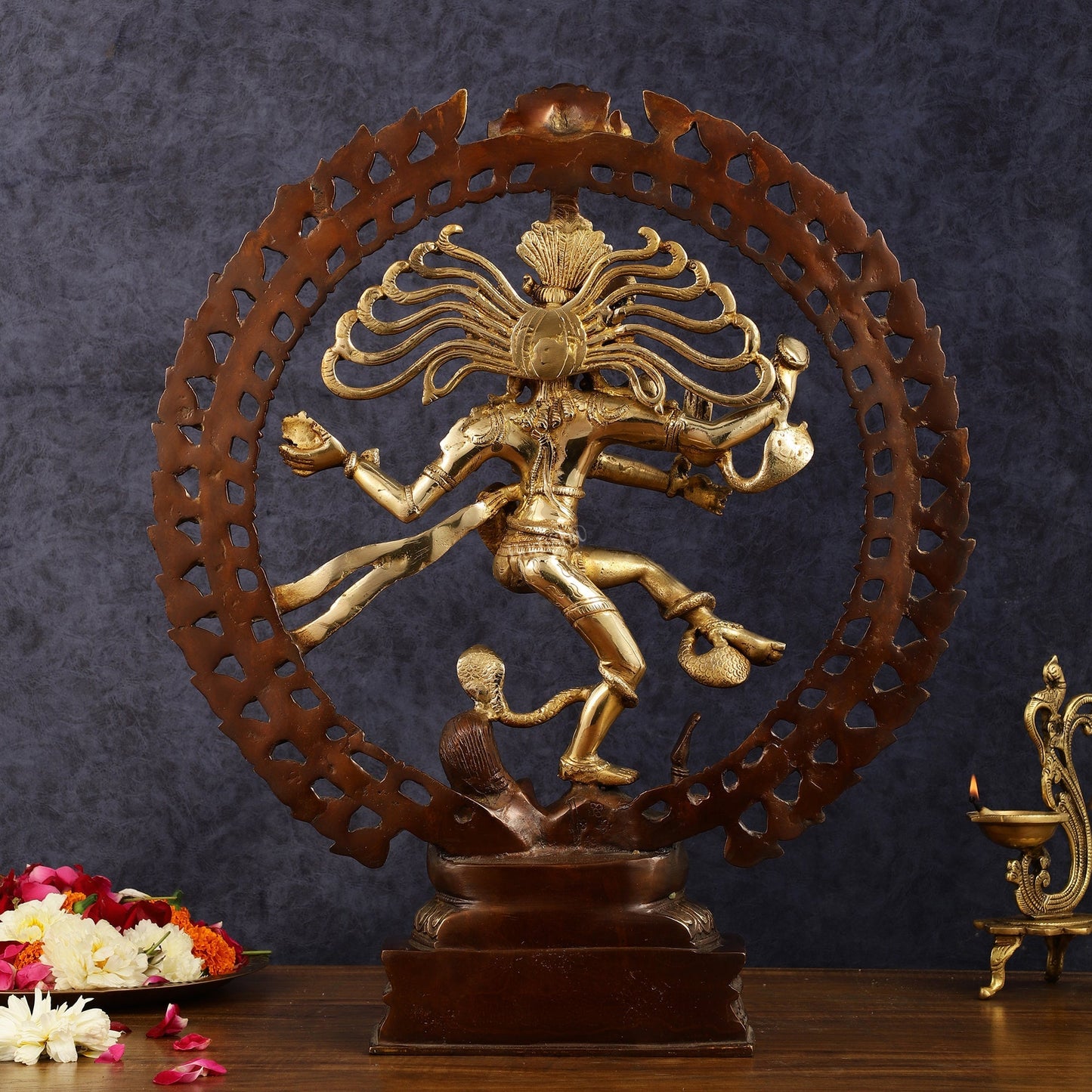 Brass Nataraja Statue - 20.5" Height