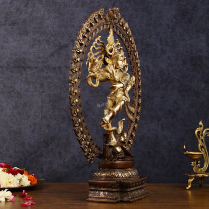 Brass Nataraja Statue - 20.5" Height