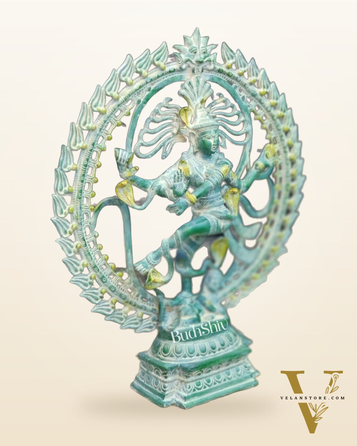 Brass Nataraja statue 25"