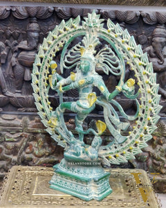 Brass Nataraja statue 25"