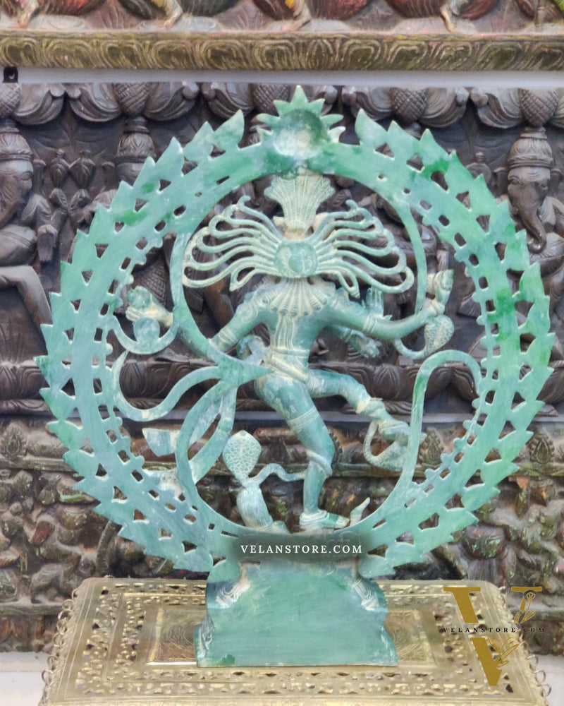 Brass Nataraja statue 25"