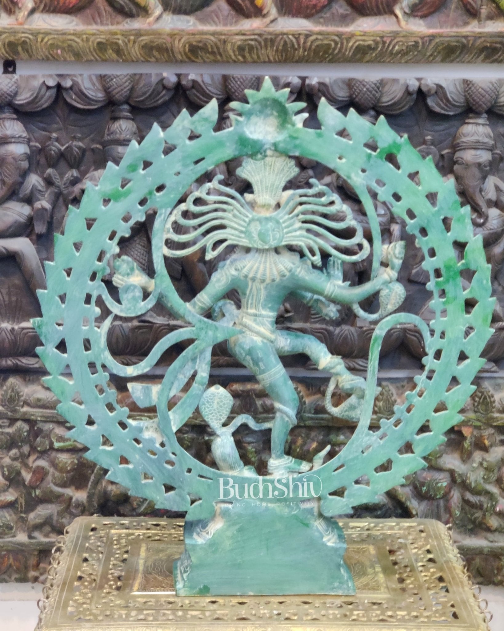 Brass Nataraja statue 25"