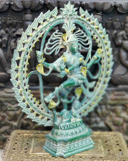 Brass Nataraja statue 25"