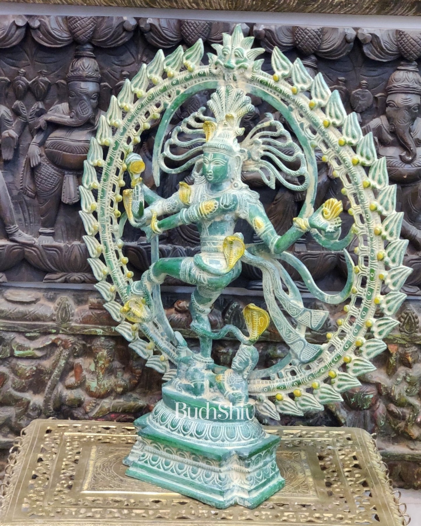 Brass Nataraja statue 25"