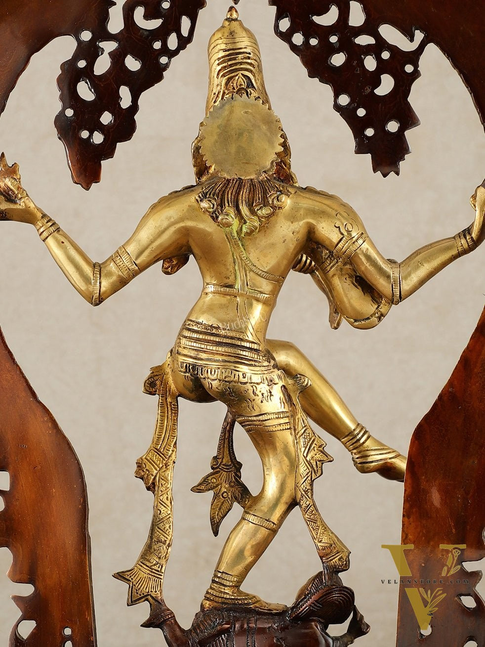 Brass Nataraja Statue - 26" Height dual tone