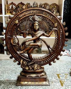 Brass Nataraja Statue - 33 inch