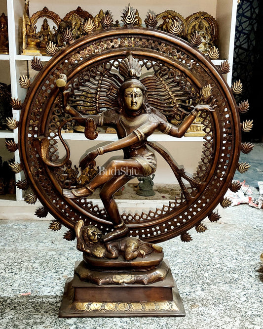 Brass Nataraja Statue - 33 inch
