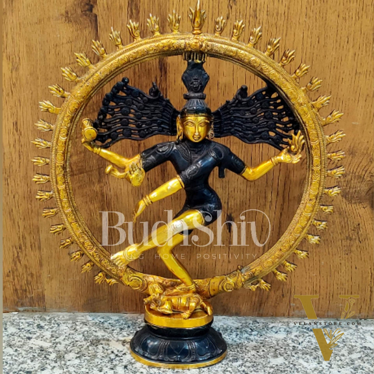 Brass Nataraja Superfine duel tone statue 19 inch
