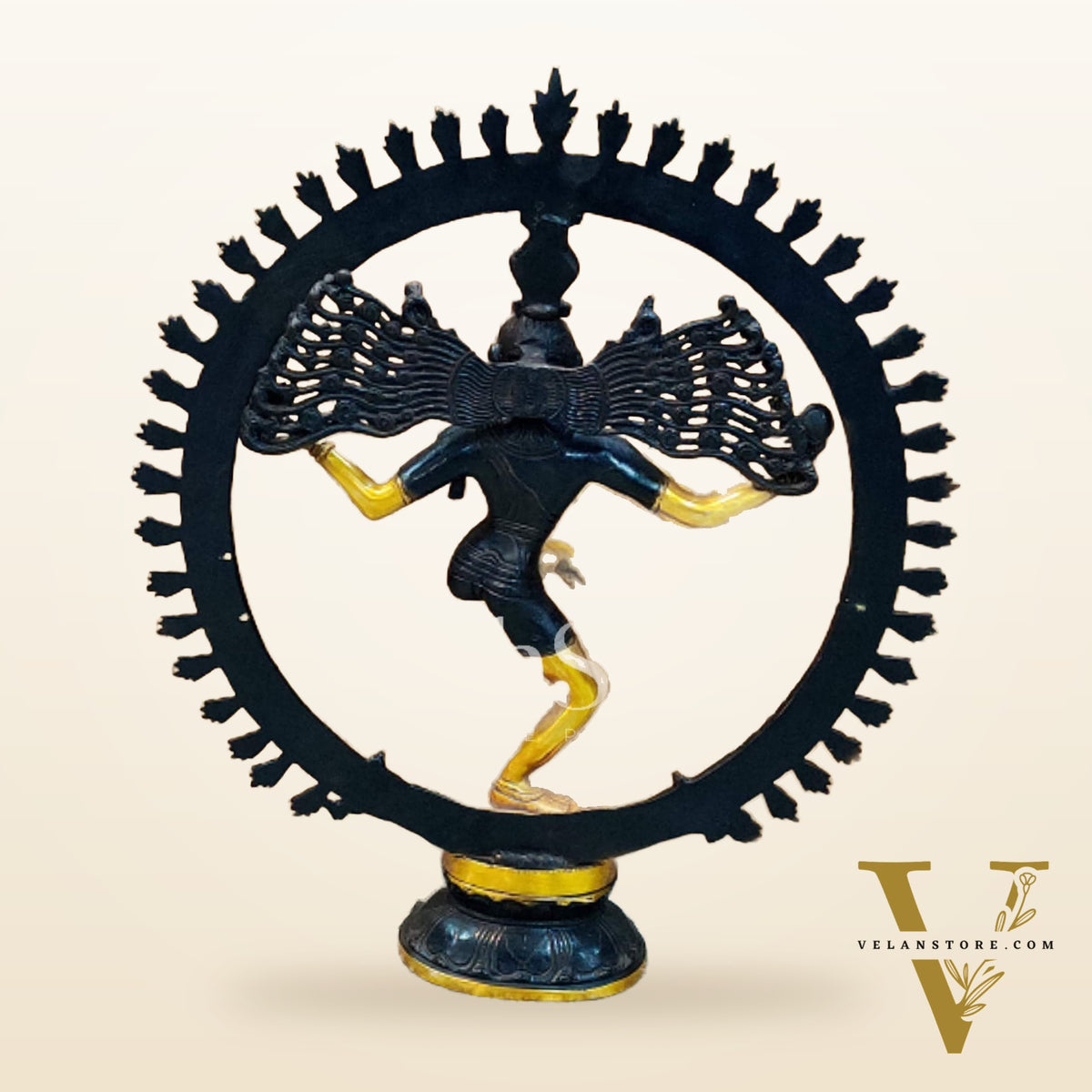 Brass Nataraja Superfine duel tone statue 19 inch