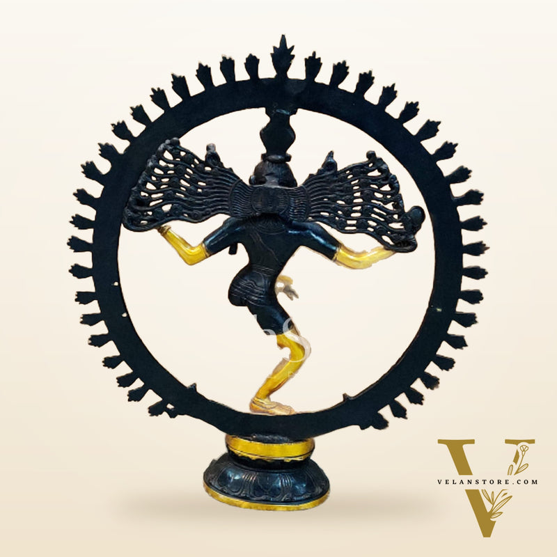 Brass Nataraja Superfine duel tone statue 19 inch