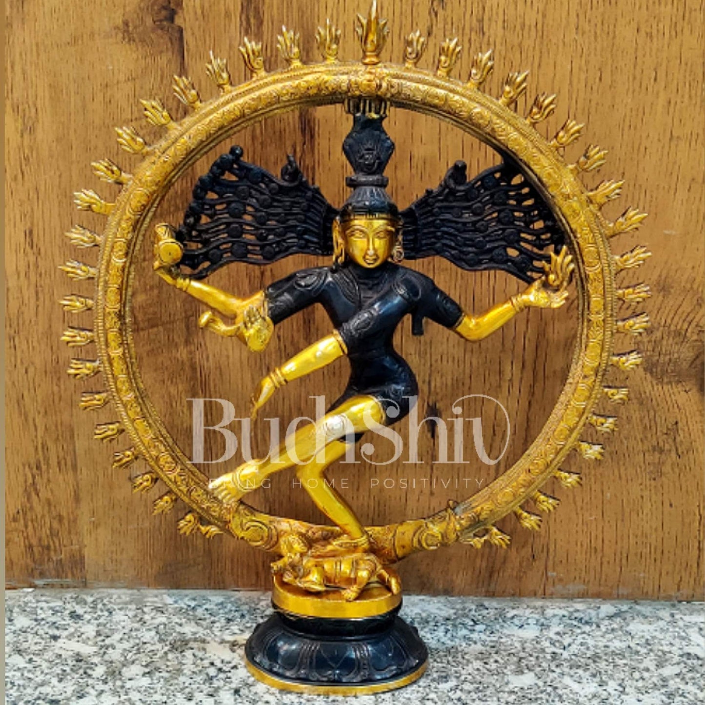 Brass Nataraja Superfine duel tone statue 19 inch