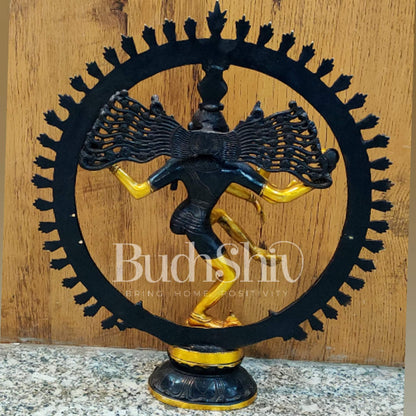 Brass Nataraja Superfine duel tone statue 19 inch