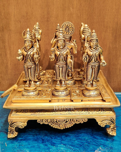 Brass Navgraha idols abhishekam base 8.5"