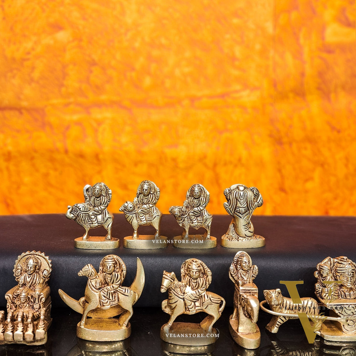 Brass Navgraha set 3 inch