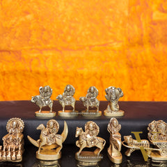 Brass Navgraha set 3 inch