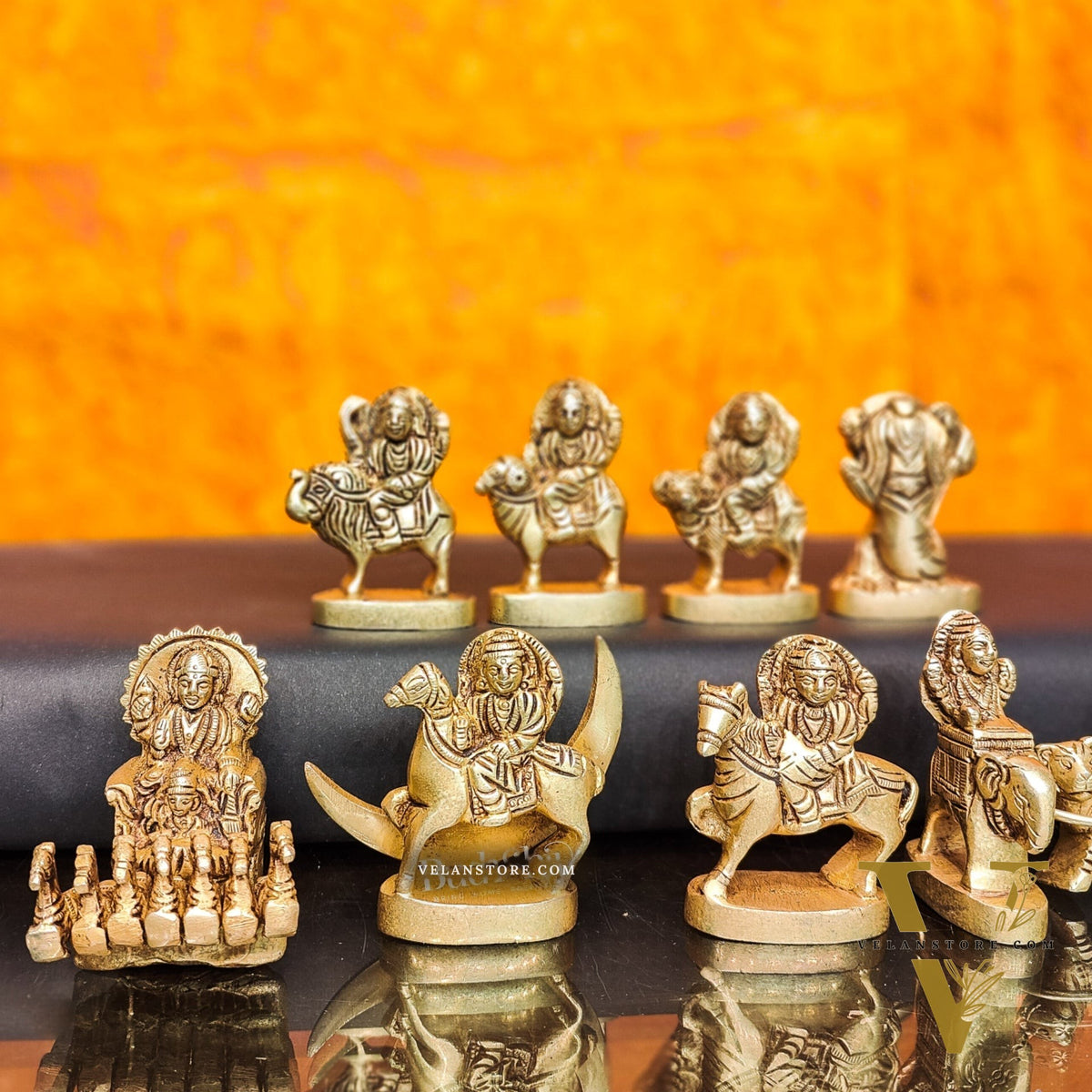 Brass Navgraha set 3 inch