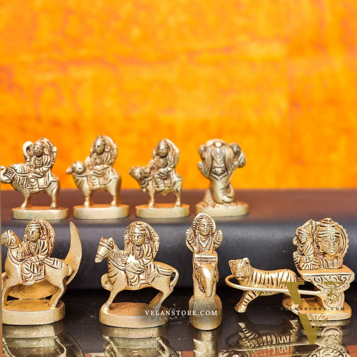 Brass Navgraha set 3 inch