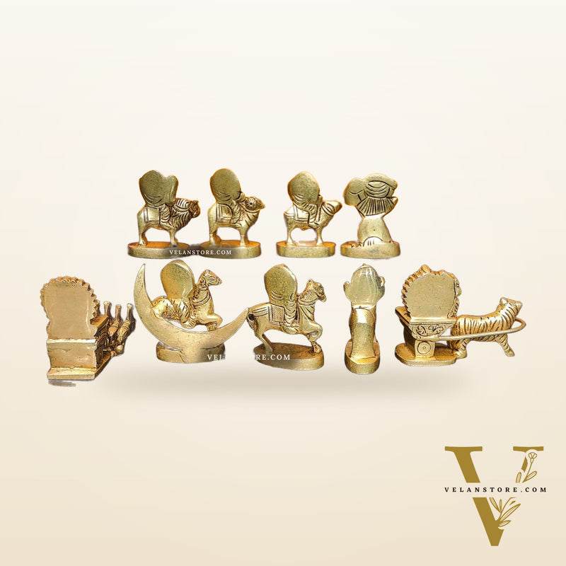 Brass Navgraha set 3 inch