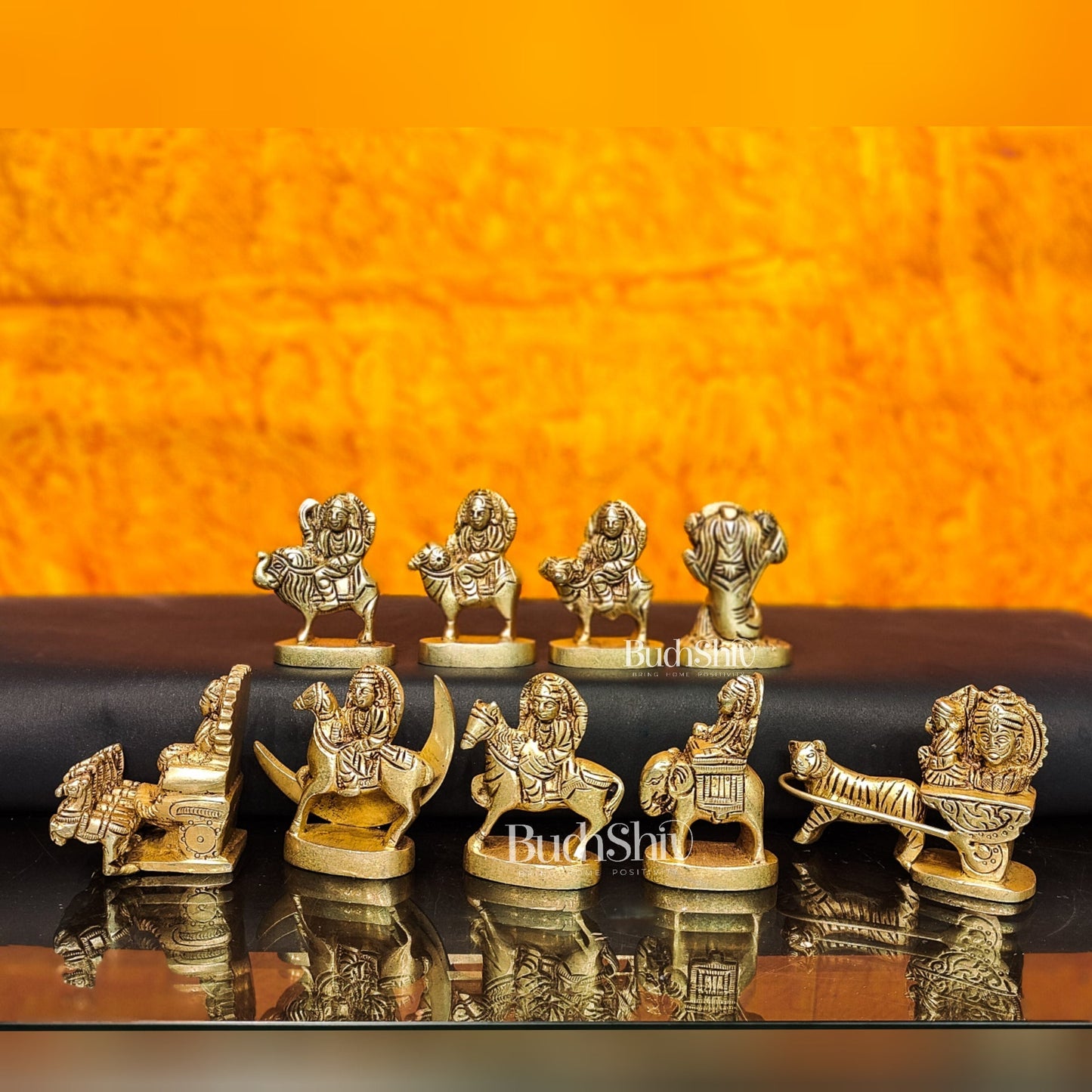 Brass Navgraha set 3 inch