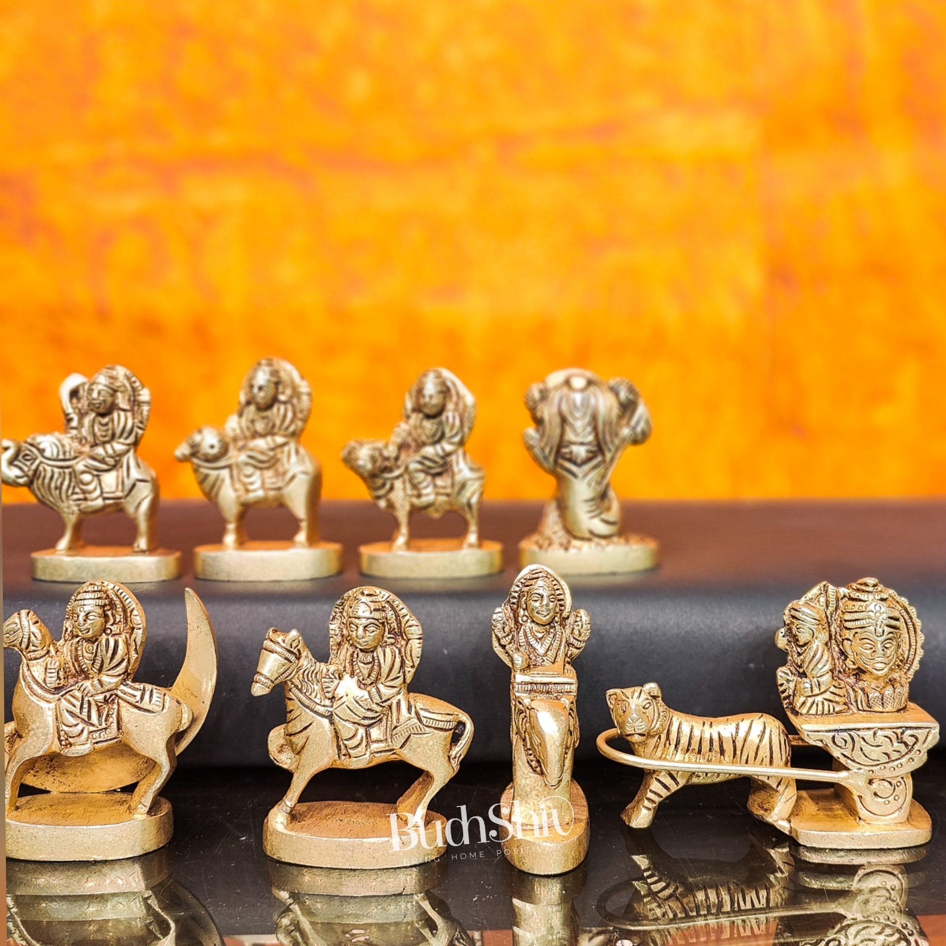 Brass Navgraha set 3 inch