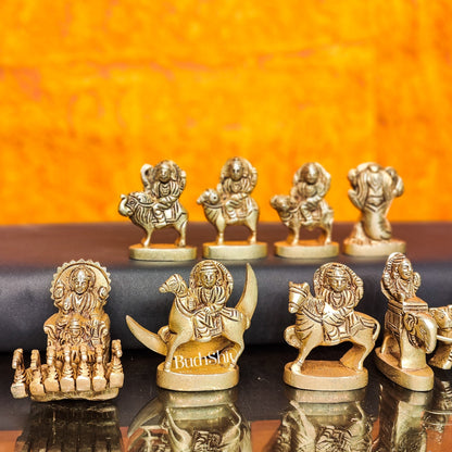 Brass Navgraha set 3 inch