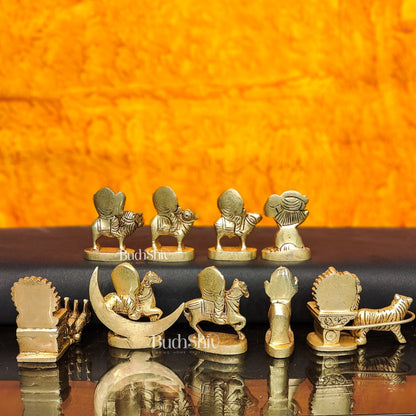 Brass Navgraha set 3 inch