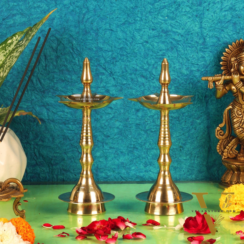 Brass Nilavelaku vilakku Diya 9"
