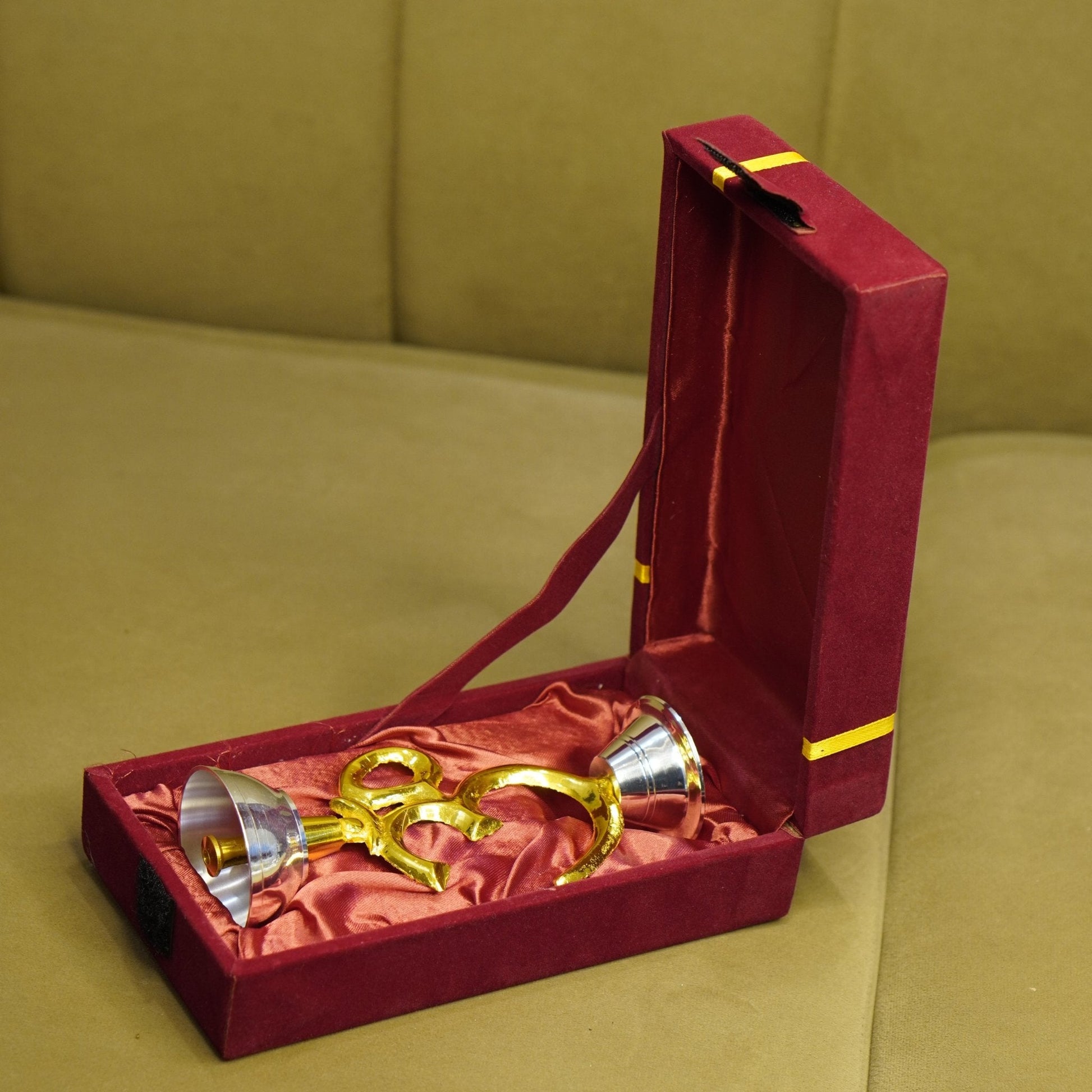 Brass Om Oil Lamp [Deepak]