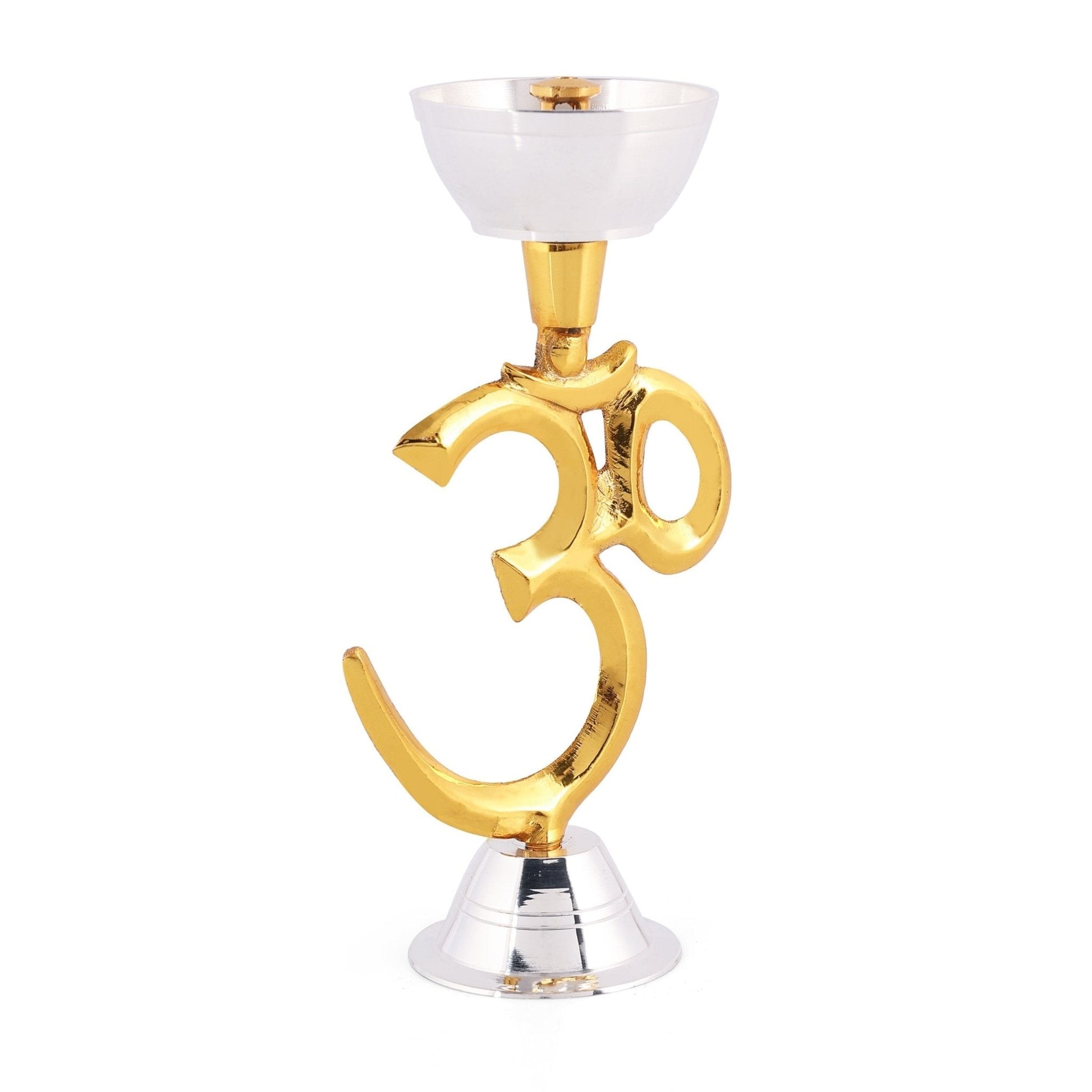 Brass Om Oil Lamp [Deepak]