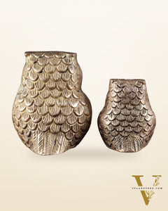 Brass Pair of Owl Showpieces – Vastu and Feng Shui Recommended Décor
