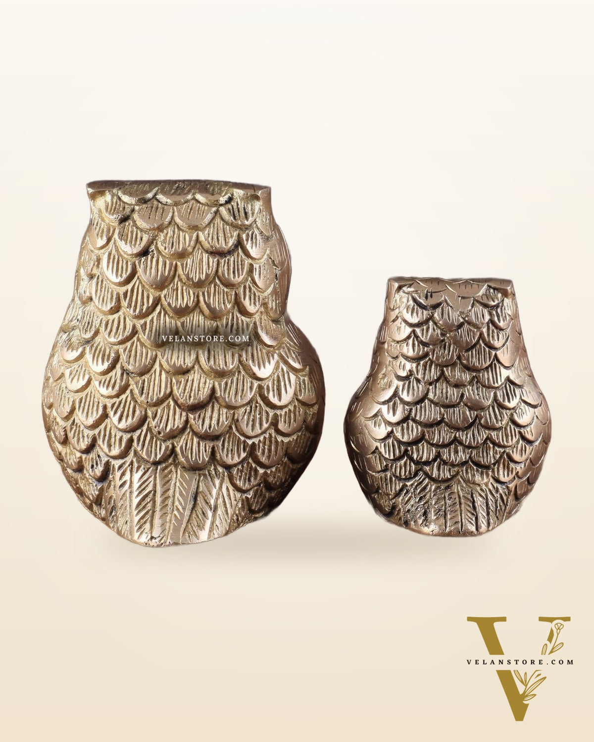 Brass Pair of Owl Showpieces – Vastu and Feng Shui Recommended Décor