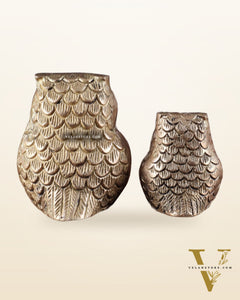 Brass Pair of Owl Showpieces – Vastu and Feng Shui Recommended Décor