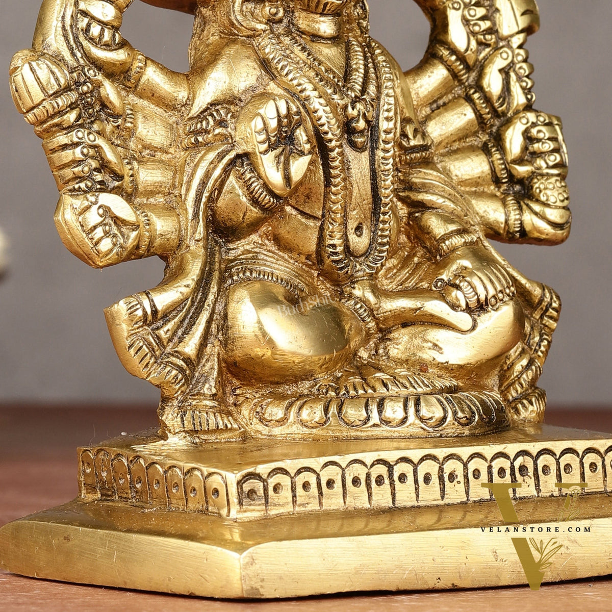 Brass Panchmukhi Hanuman Idol | 5"