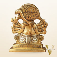 Brass Panchmukhi Hanuman Idol | 5"