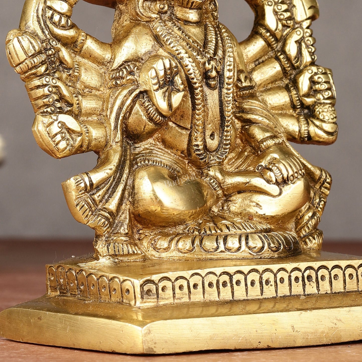 Brass Panchmukhi Hanuman Idol | 5"