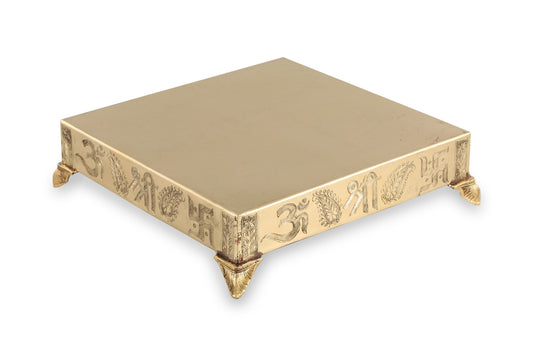 Brass Pooja Chowki Stool