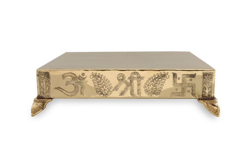 Brass Pooja Chowki Stool