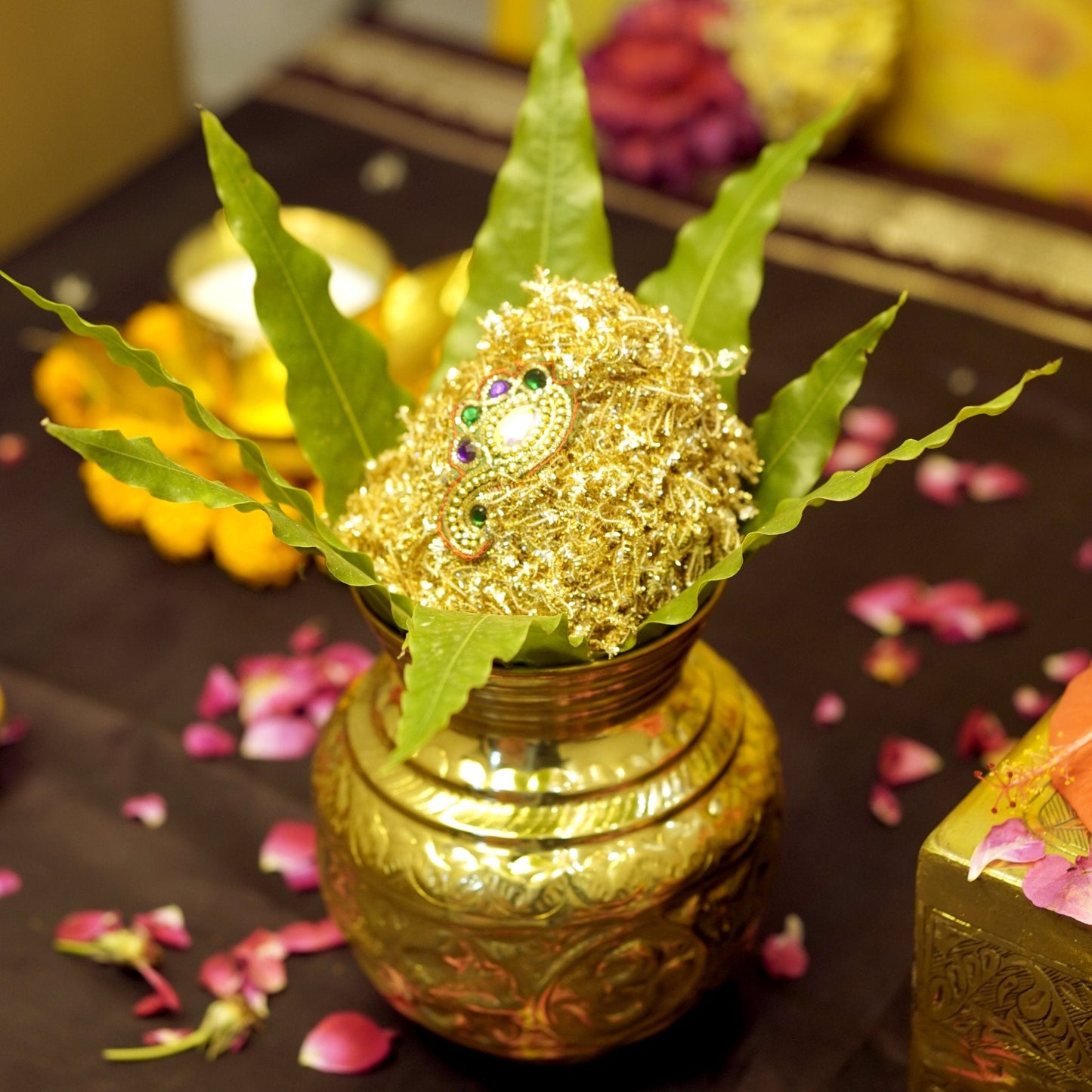 Brass Pooja Kalash [pitcher]