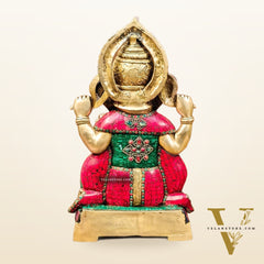 Brass Puna Ganesha Statue 18 inch